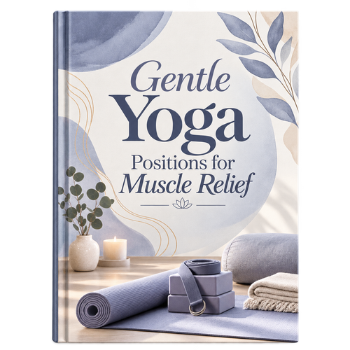 Gentle Yoga Positions for Muscle Relief ebook cover