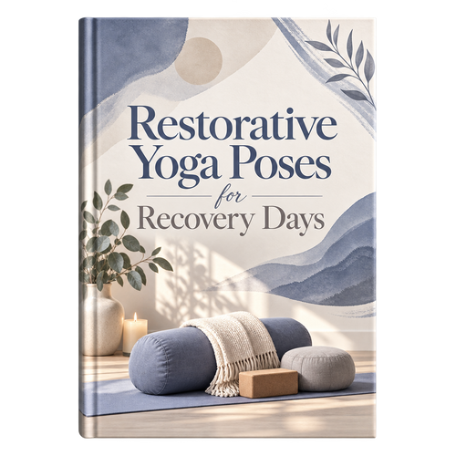 Restorative Yoga Poses for Recovery Days ebook cover